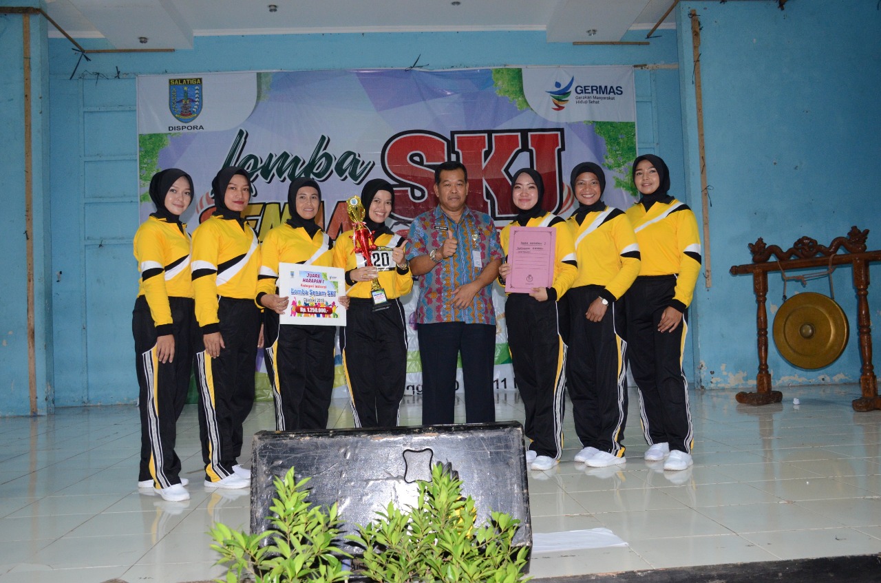 PNS korem 073/Makutarama ikut lomba senam SKJ Djadoel 